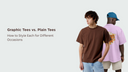 Graphic Tees vs. Plain Tees: How to Style Each for Different Occasions