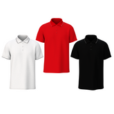 Bulk Unisex Polo T-shirts Combo of 3