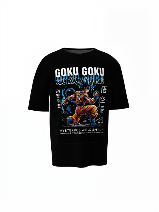 Goku Entry Oversized T-Shirts