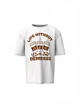 Depresso Coffee Oversized T-Shirts