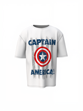 First Captain America Shield Oversized T-Shirts