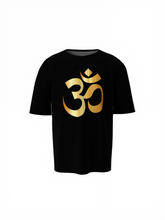 Aum Gold Art Oversized T-Shirts