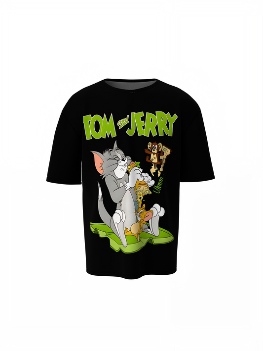 Tom Jerry Cartoon Oversized T-Shirts