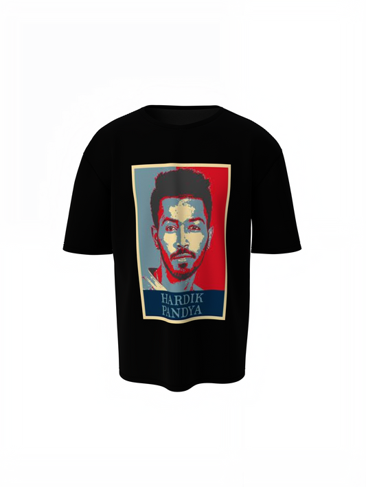 Pandya Portrait Oversized T-Shirts