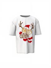 Santa Merry Christmas Oversized T-Shirts