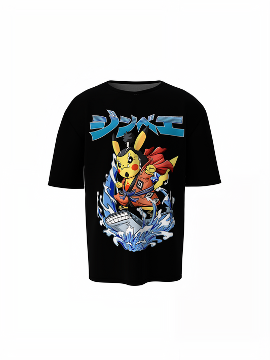 Pikachu Jinbe Oversized T-Shirts