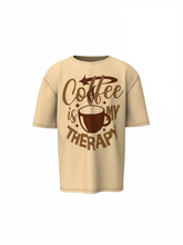 Coffee Therapy Oversized T-Shirts