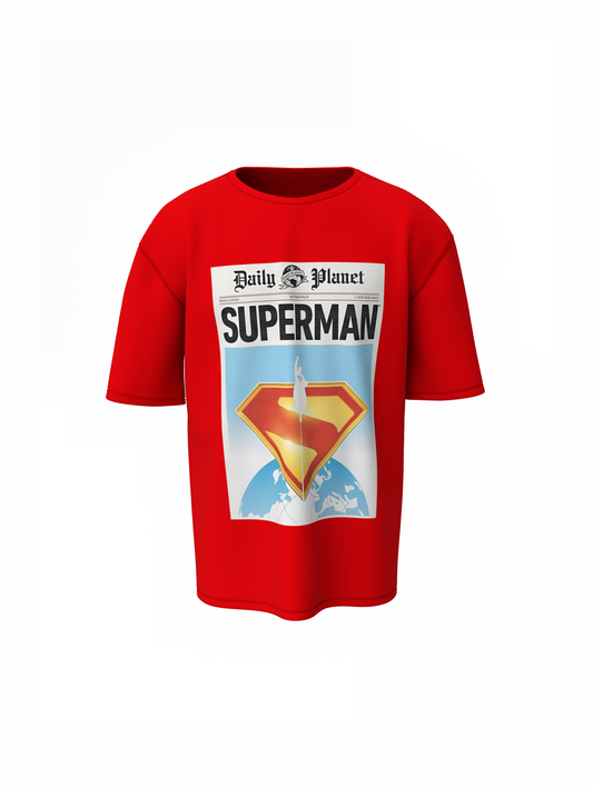 Superman Daily Planet Oversized T-Shirt