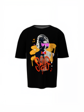 Statue Wear Headphones Oversized T-Shirts