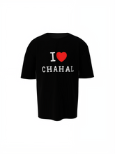 I Love Chahal Oversized T-Shirt