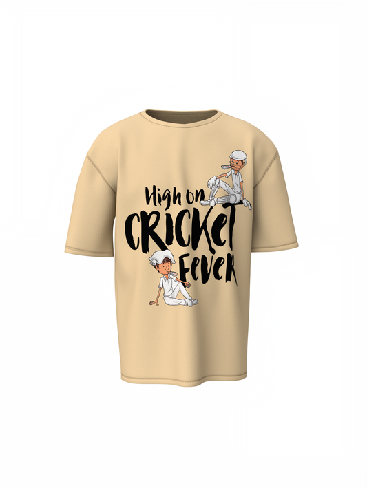 Cricket Fever Oversized T-Shirts