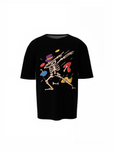 Skeleton Dab Oversized T-Shirts