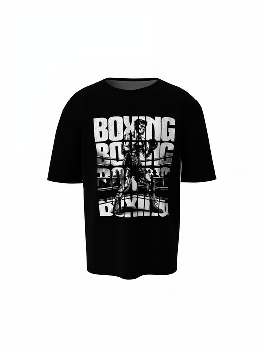 Boxing Man Oversized T-Shirts