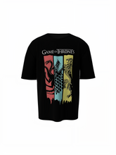 Game of Thrones Animal Graphic oversized T-Shirts