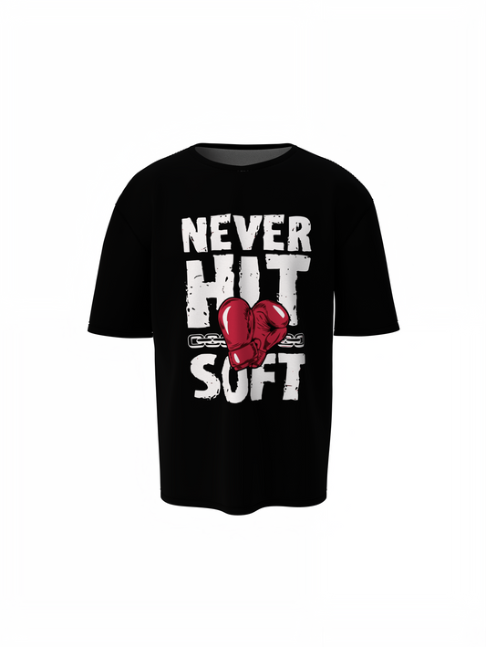 Never Hit Soft Oversized T-Shirts