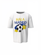 Hala Madrid Word Art Oversized T-Shirt
