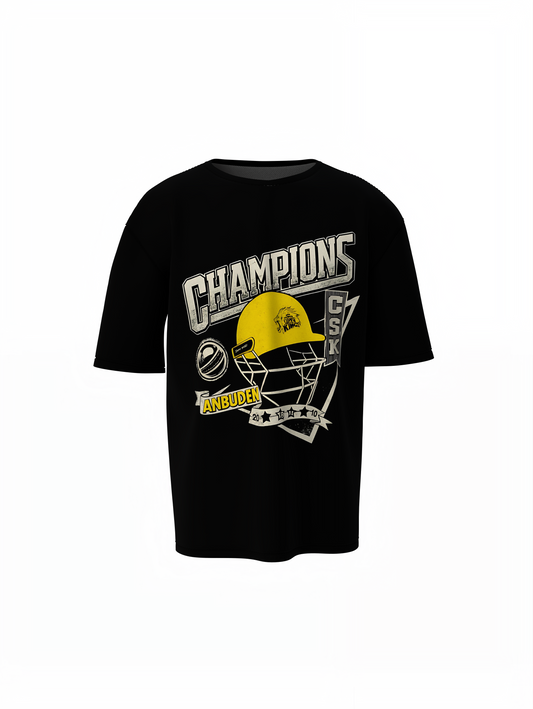 Champions Csk Oversized T-Shirts