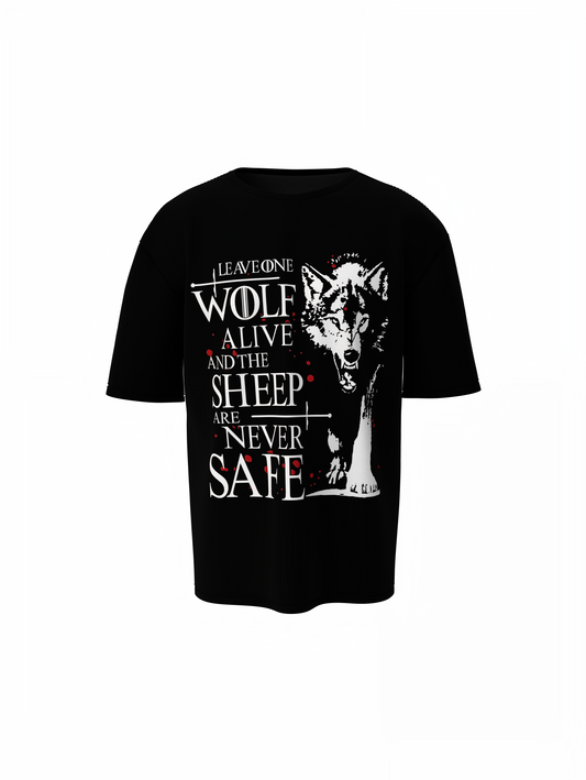 Wolf Graphic oversized T-Shirts