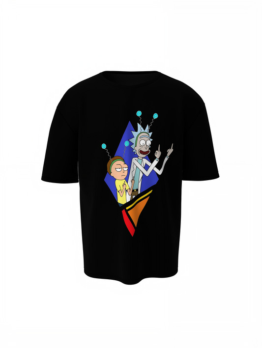 Rick Morty Funny Oversized T-Shirts
