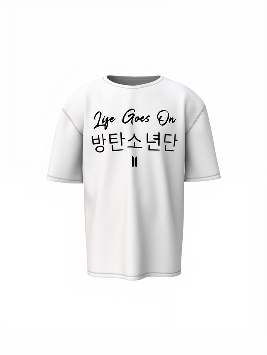 BTS Life Goes On Oversized T-Shirt