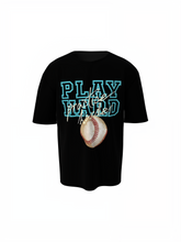 Baseball Play Hard Oversized T-Shirt