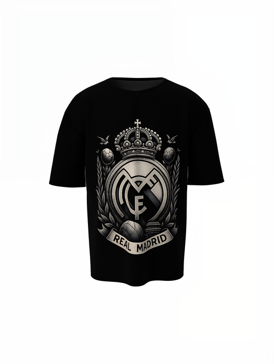 Madrid Icons Graphic Oversized T-Shirt