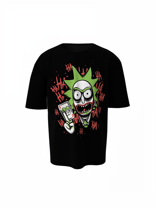 Joker Morty Oversized T-Shirts
