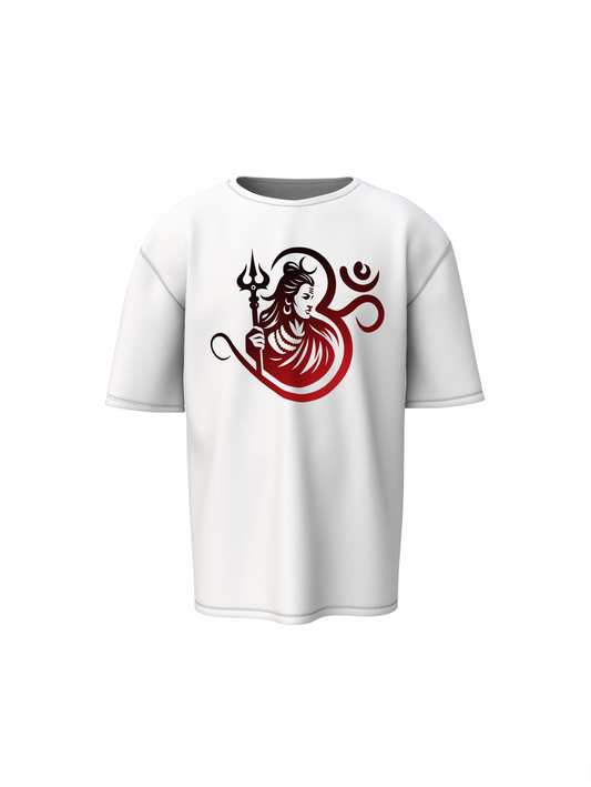 Om Namah Shivay Oversized T-Shirts