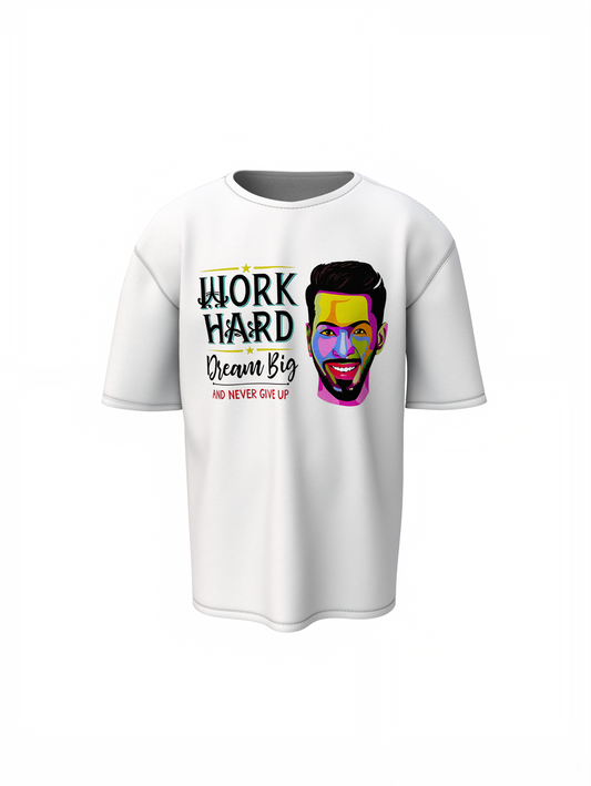 Cricketer Hardik Oversized T-Shirts