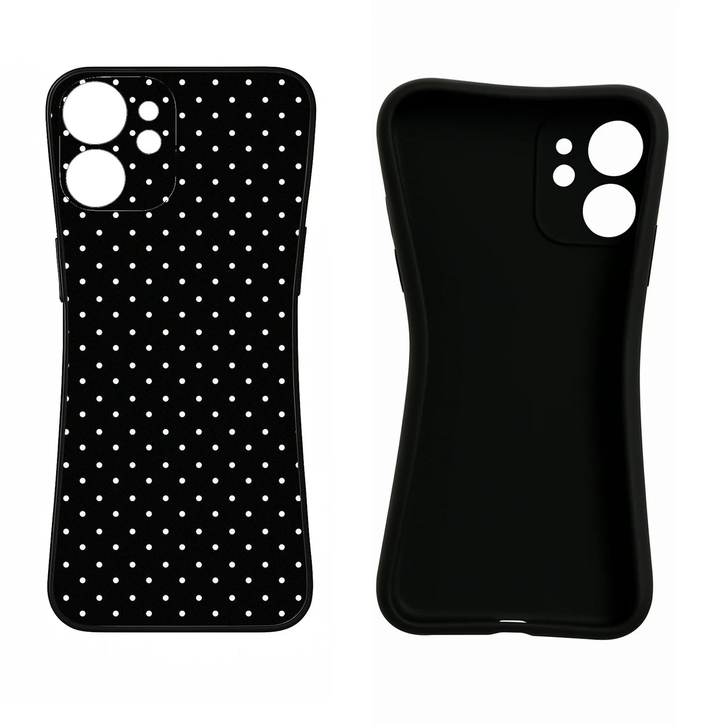 White Dots Poco C3 Back Cover