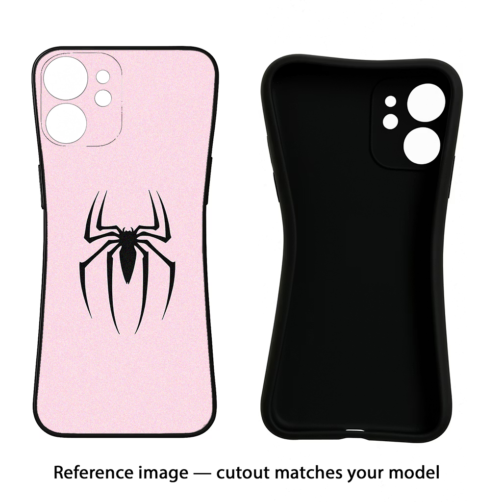Peter Symbol POCO X7 Pro 5G Back Cover Black Soft Case - Hello Swanky