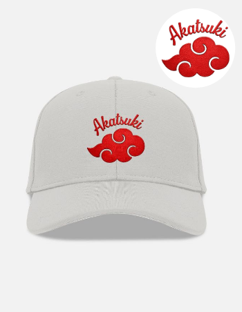 Akatsuki Embroidered Ottoman Cap Anime Symbol Street Style