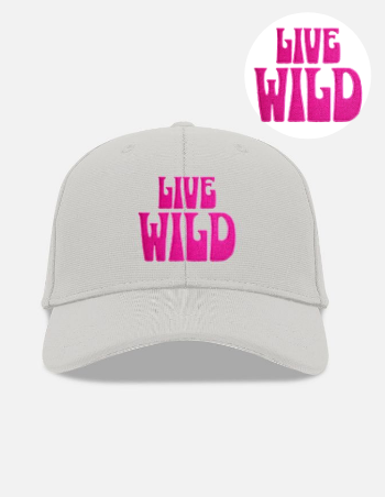 Live Wild Embroidered Statement Design