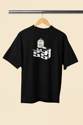 Sugar Daddy Black Oversized Unisex T-Shirt | Desi Graphic