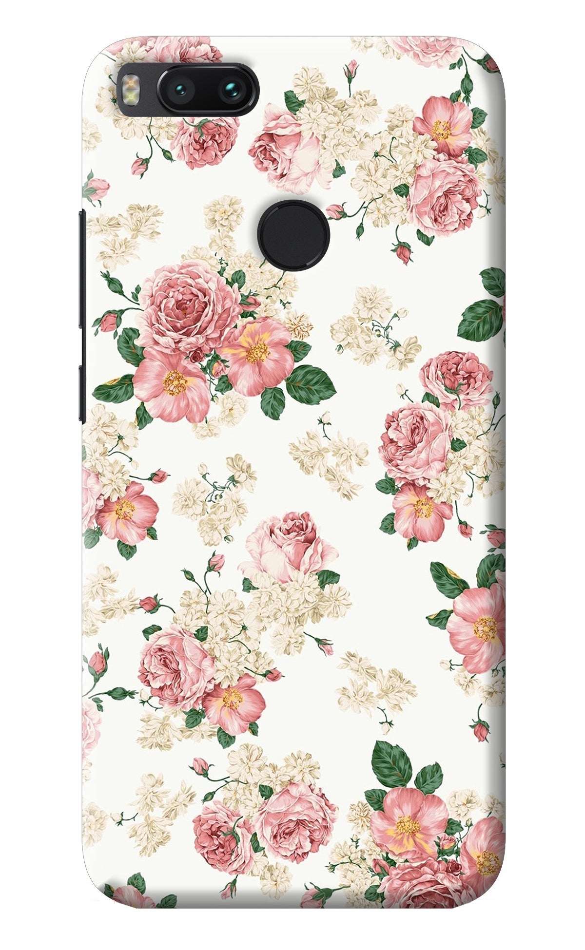 Flowers Mi A1 Back Cover