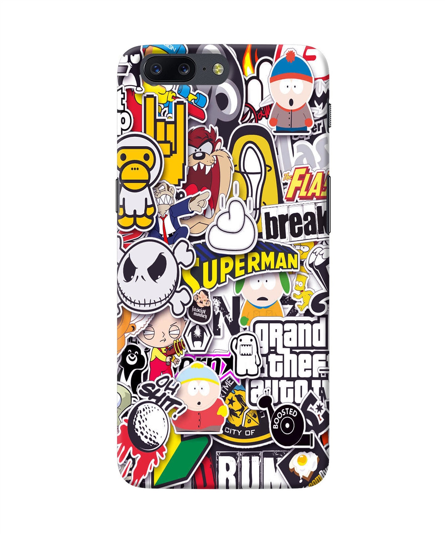 Sticker Bomb Oneplus 5 Back Cover