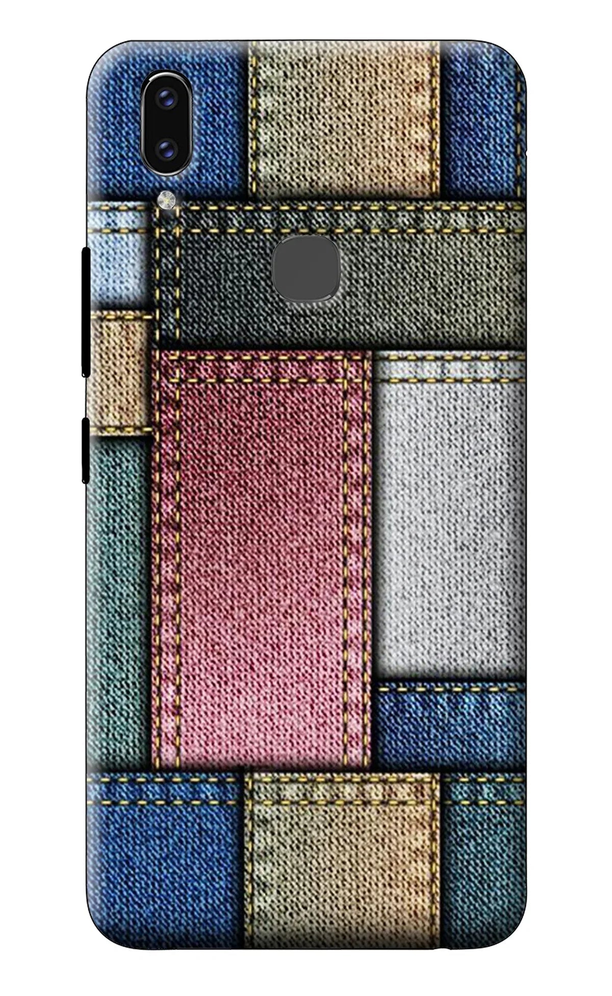 Multicolor Jeans Vivo V9/V9 Pro/V9 Youth Back Cover