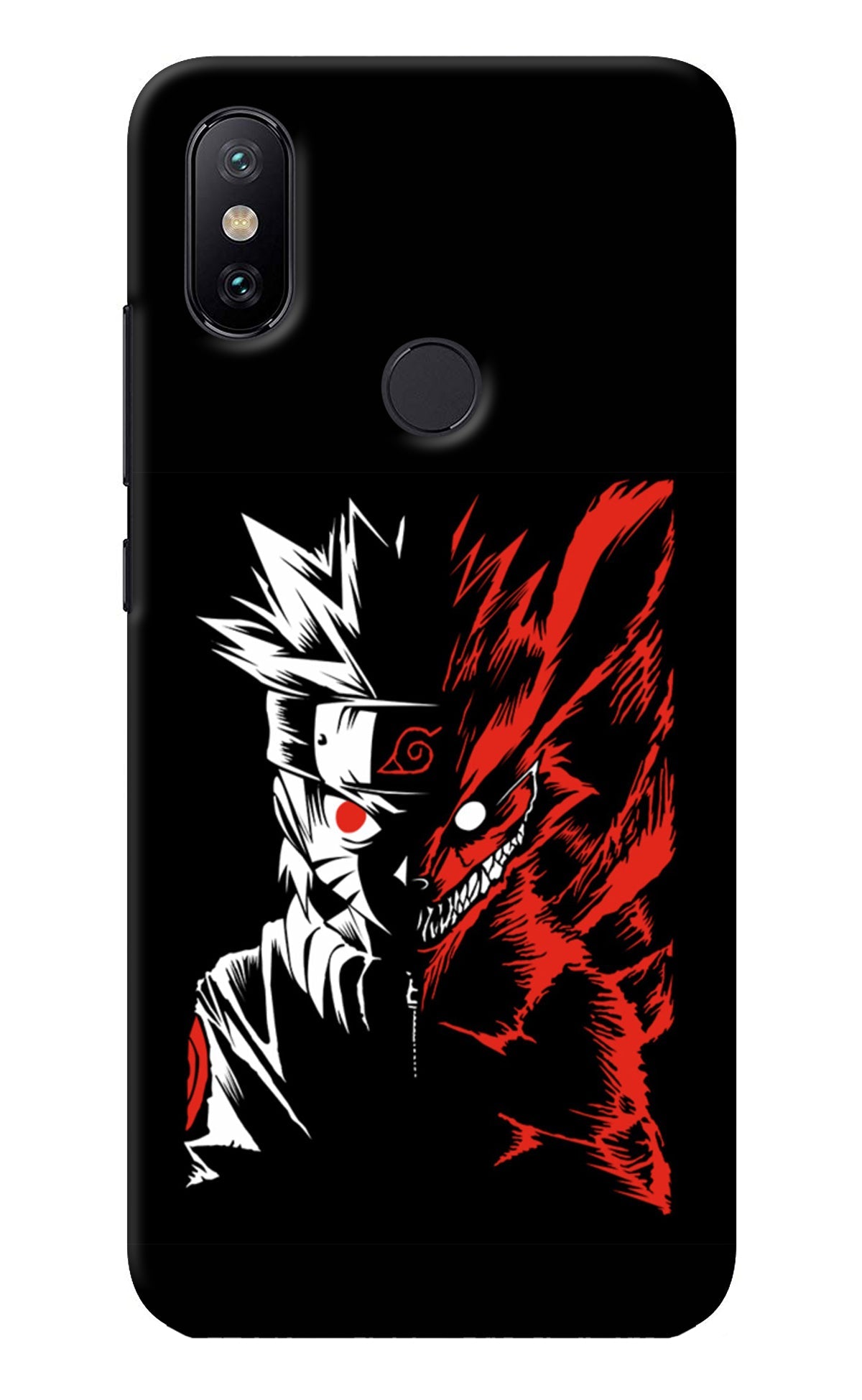 Naruto Two Face Mi A2 Back Cover