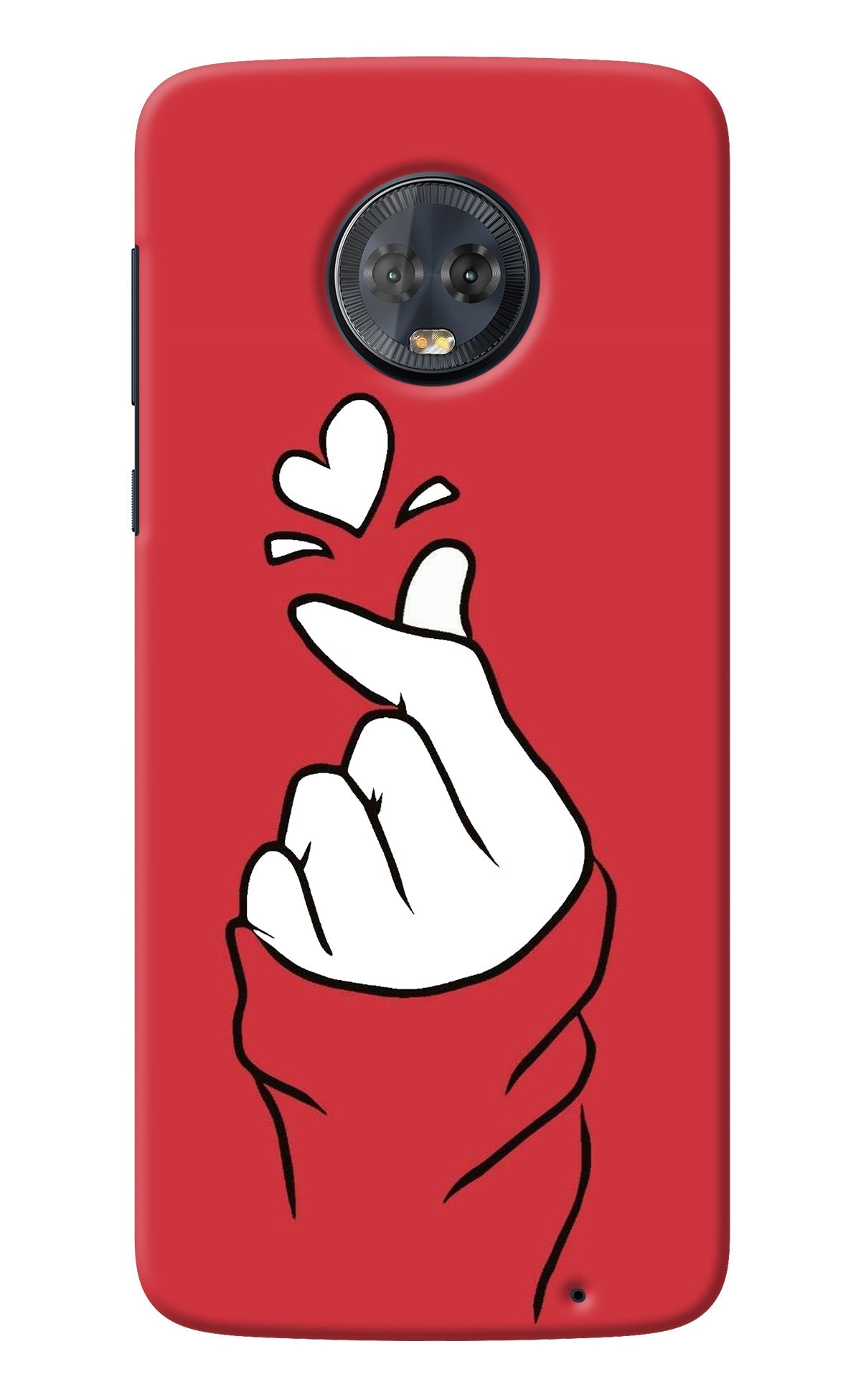 Korean Love Sign Moto G6 Back Cover