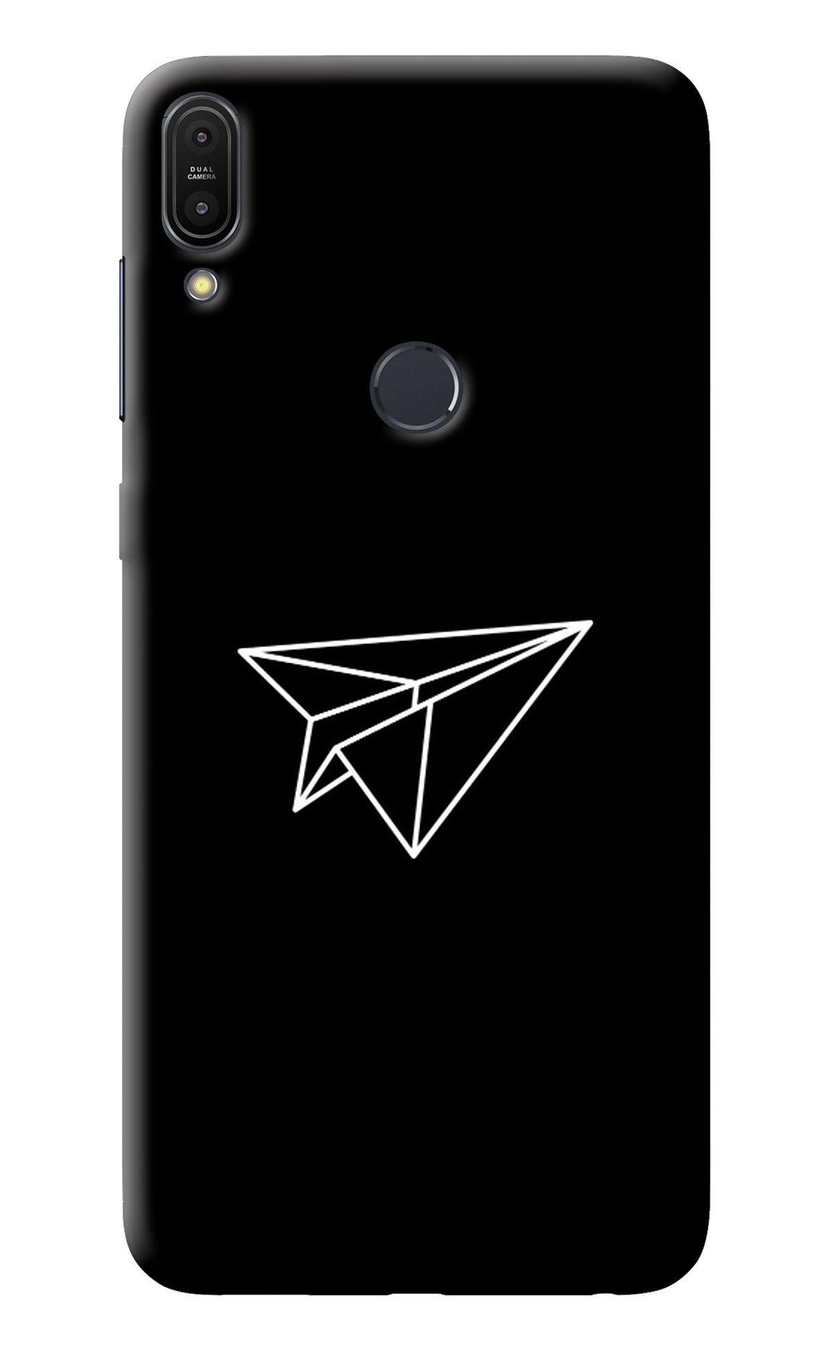 Paper Plane White Asus Zenfone Max Pro M1 Back Cover