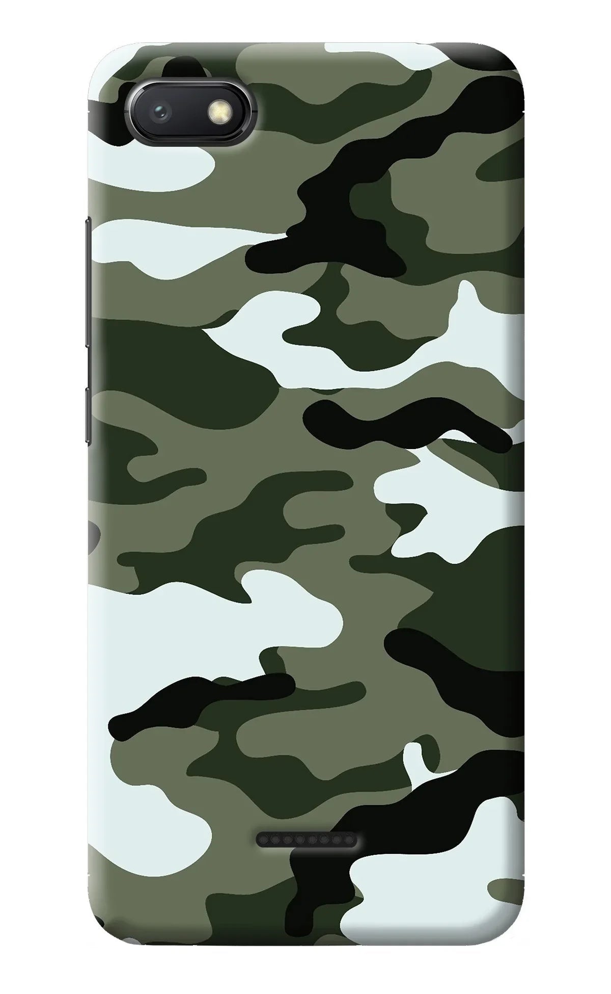 Camouflage Redmi 6A Back Cover