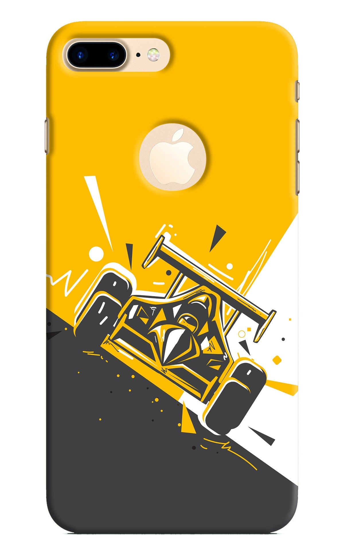 Track King iPhone 8 Plus Logocut Back Cover