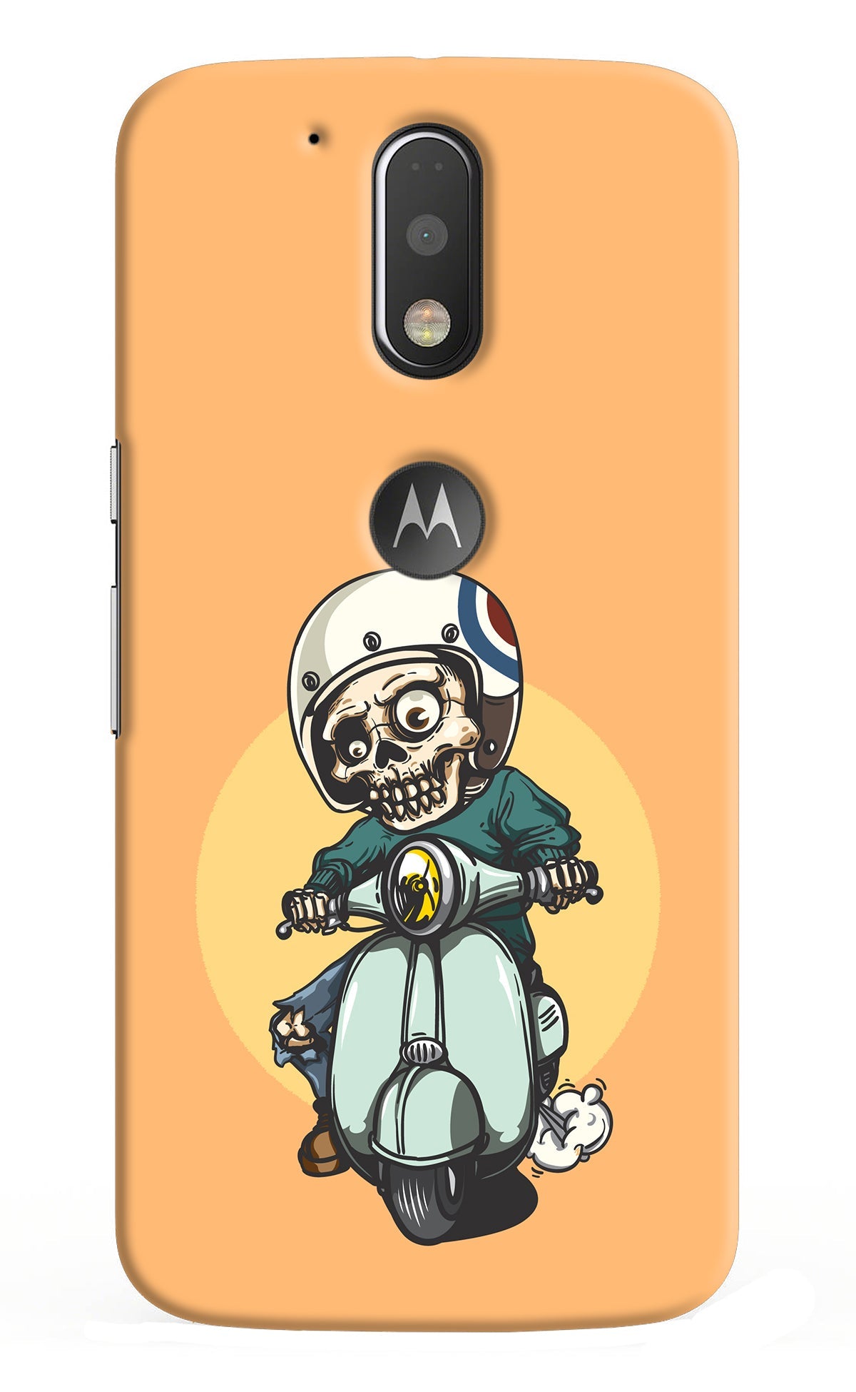 Undead Biker Moto G4/G4 plus logocut Back Cover