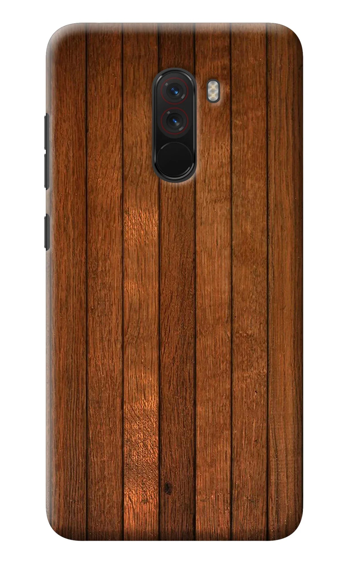 Wooden Artwork Bands Poco F1 Back Cover