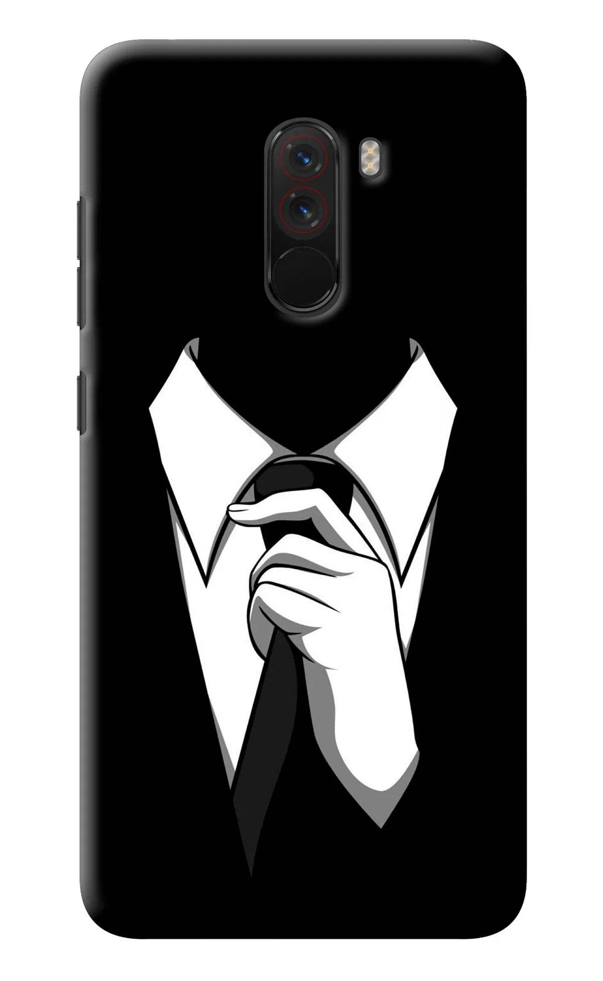 Black Tie Poco F1 Back Cover