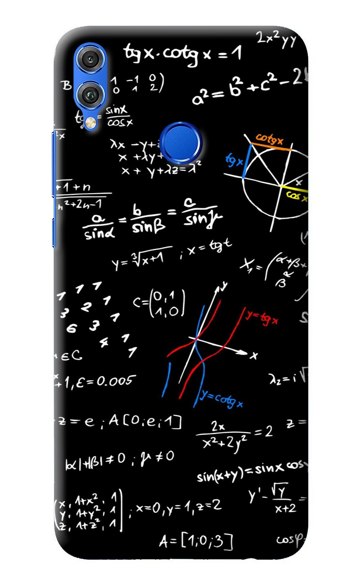 Mathematics Formula Honor 8X Back Cover
