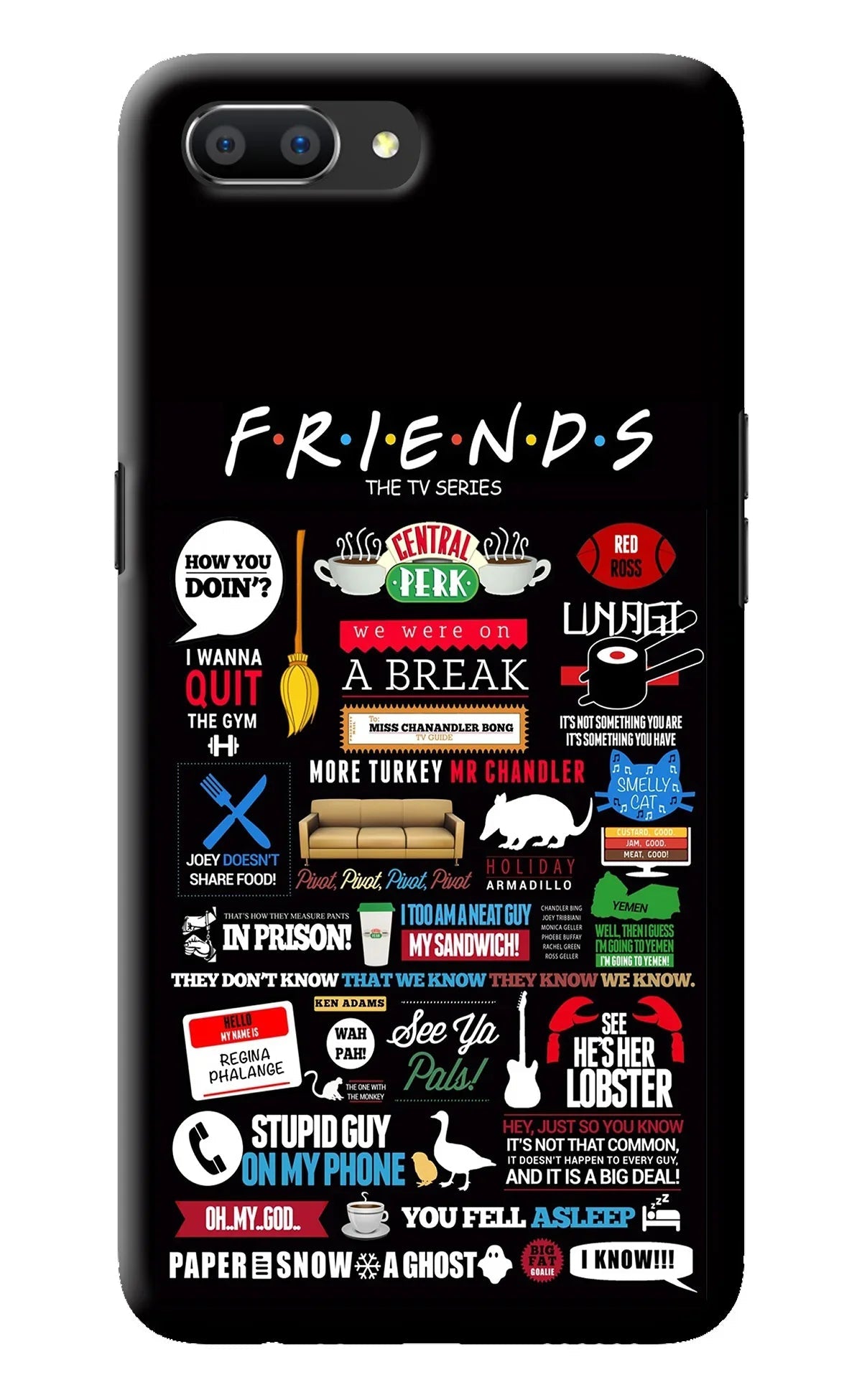 FRIENDS Realme C1 Back Cover