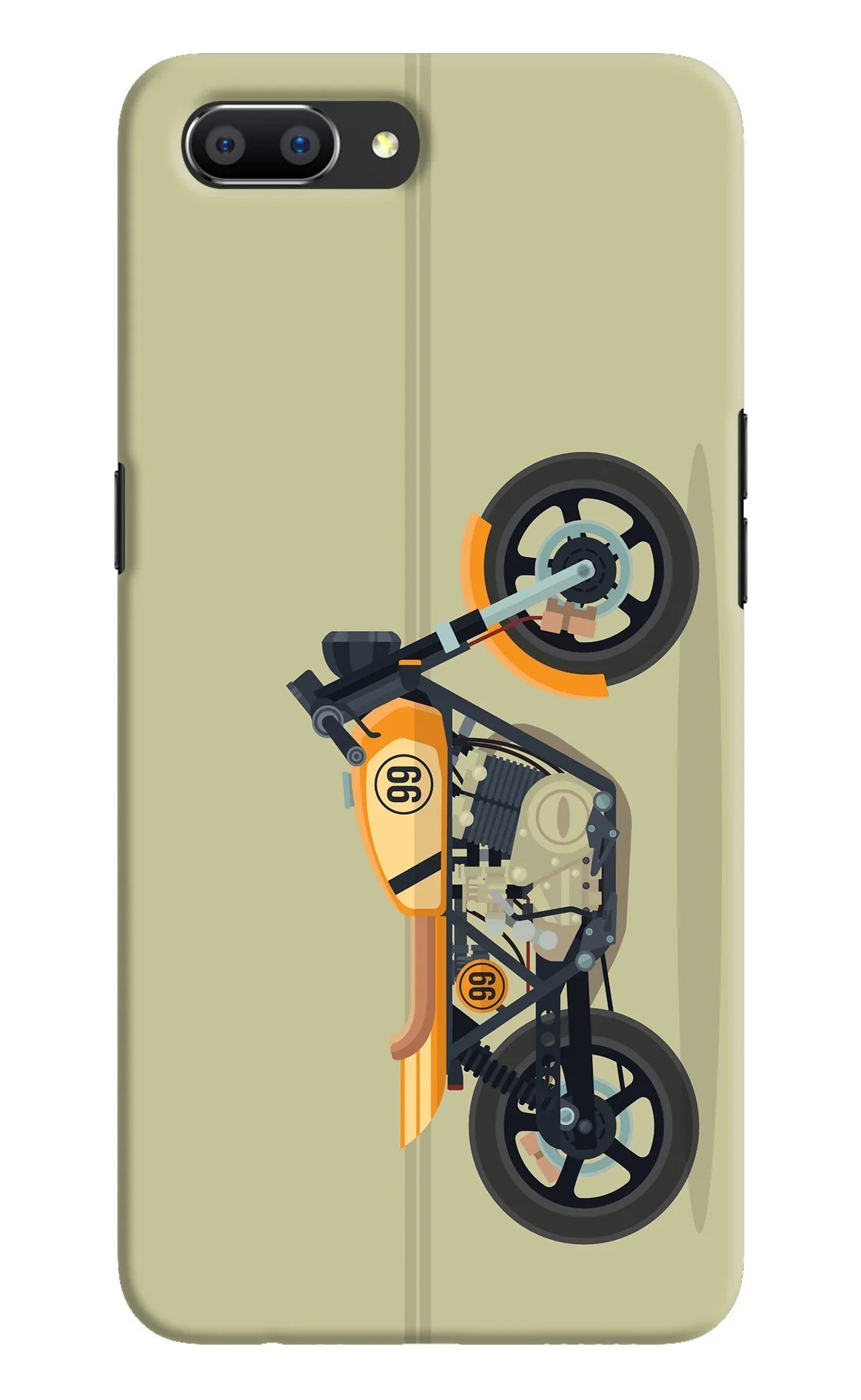 Vertical Speedster Realme C1 Back Cover