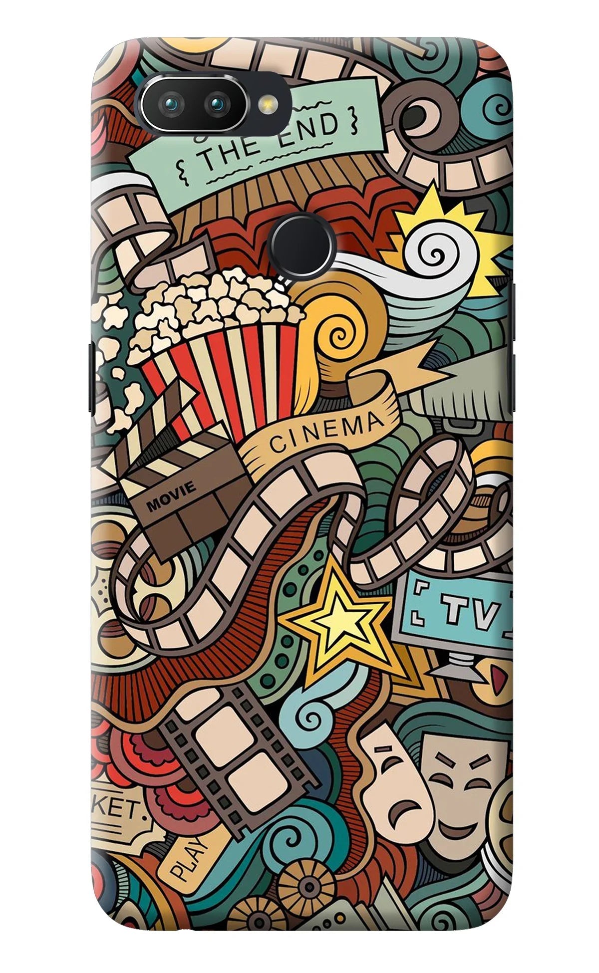 Cinema Abstract Realme U1 Back Cover