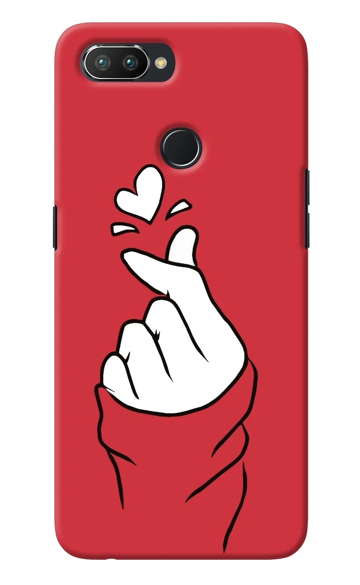 Korean Love Sign Realme U1 Back Cover